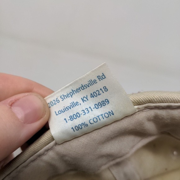 Louisville Bats Men's Strapback Hat Tan Adjustable Embroidered Pepsi Logo - Picture 11 of 11